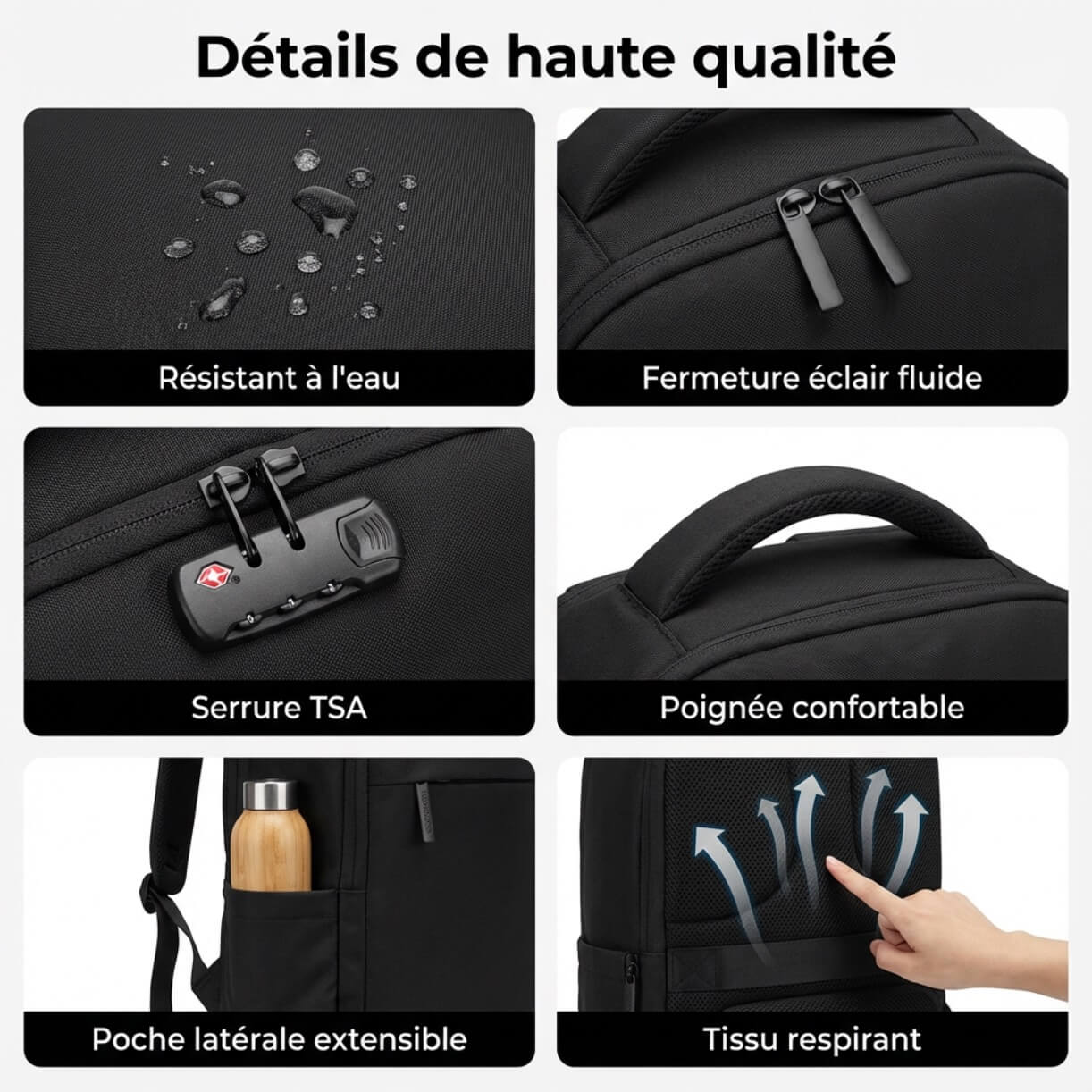 Sac à Dos de Voyage Compressible | NOMALERO™ - NOMALERO