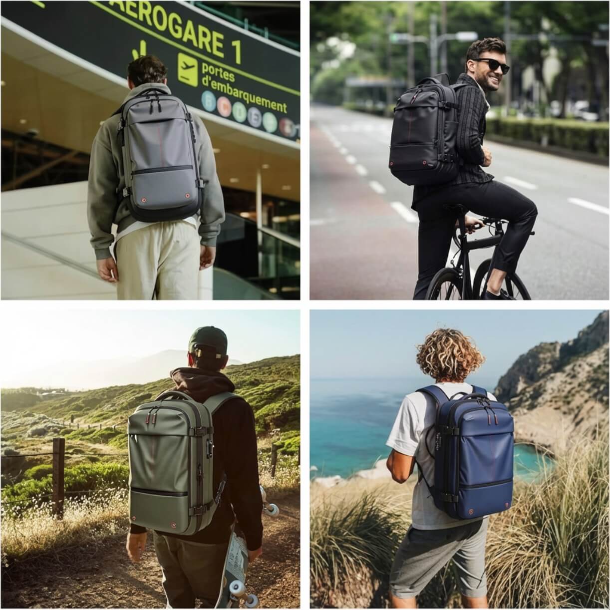 Sac à Dos de Voyage Compressible | NOMALERO™ - NOMALERO