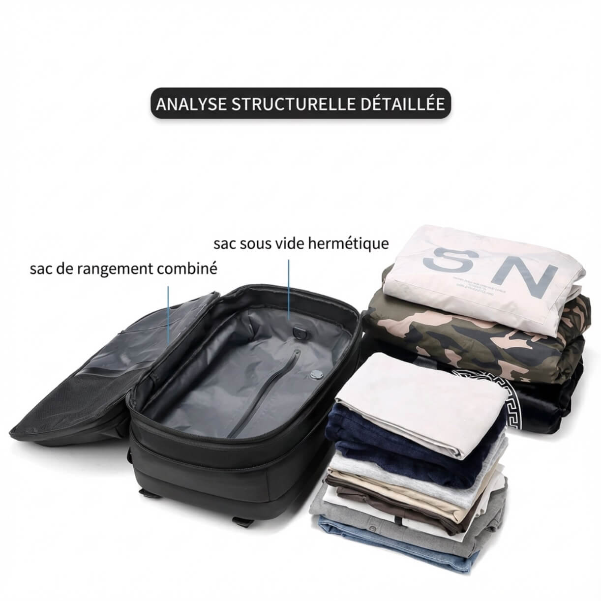 Sac à Dos de Voyage Compressible | NOMALERO™ - NOMALERO