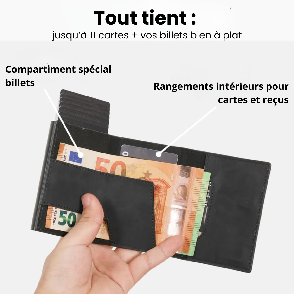 Portefeuille anti-RFID | NOMALERO™